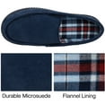 thumbnail image 6 of Ravelier Men's Alexander Flannel Lined Loafer Slipper, 6 of 7
