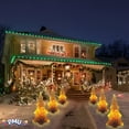 thumbnail image 2 of PMU Christmas Light-Up 6 Pcs Gingerbread Tree 28 Inch - Blow Mold Plastic Statue Illuminated with Cord and Light - Perfect Décor for Christmas Festivals, Events Home, Lawn, Yard, Garden, 2 of 7