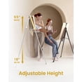 thumbnail image 4 of KraftGeek 65'' Portable Easel Stand for Painting, Plein Air Easel for Adults, Walnut, 4 of 7