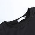 thumbnail image 3 of RUNROTOO Sweat à Capuche Assorti pour Couple Noir 1Pcs pour Rendez-Vous, 3 of 6