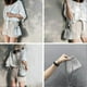 thumbnail image 3 of Bolso de noche para mujer, de tamaño grande, con pedrería, estilo cubo, brillante, para fiestas, bodas, citas nocturnas, color plateado., 3 of 5