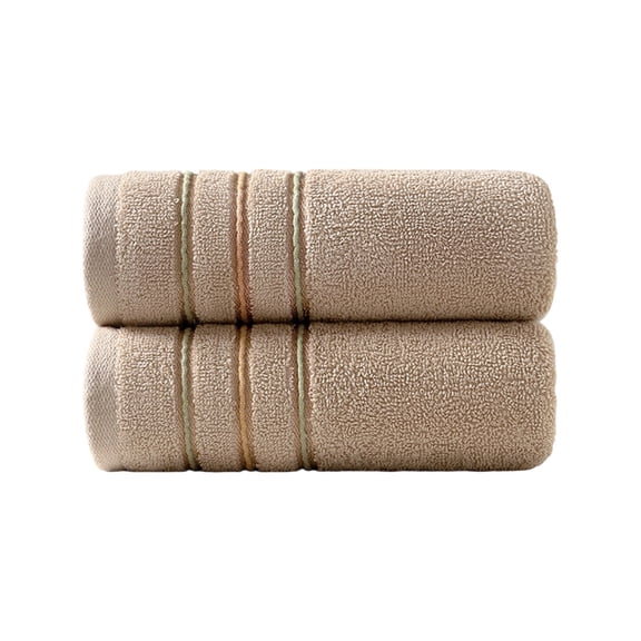 Jubipavy Cotton Hand Towel 29.5 x 13.7 in, Everyday Absorbent Face Towel, Soft Multi-Stripe Towel for Bathroom & Daily Use