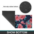thumbnail image 6 of Pioneer Flower Floral Print Pattern Kitchen Rugs Sets Of 2,Anti Fatigue Kitchen Mat Rugs Non Slip Washable,Decorative Kitchen Floor Mats for Kitchen,Sink,Laundry,17"x30"+17"x47", 6 of 7