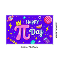 thumbnail image 3 of Colorful Pi Day Themed Banner with Crown Candy Cupcake and Math Elements Backdrop for Party Photography Props Classroom Decorations Festival Celebrations, 3 of 8