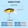 thumbnail image 5 of 1/2oz Topwater Fishing Lures with Rotating Tail, Freshwater and Saltwater Hard baits kit for Bass Catfish Pike Perch etc., 5 of 6