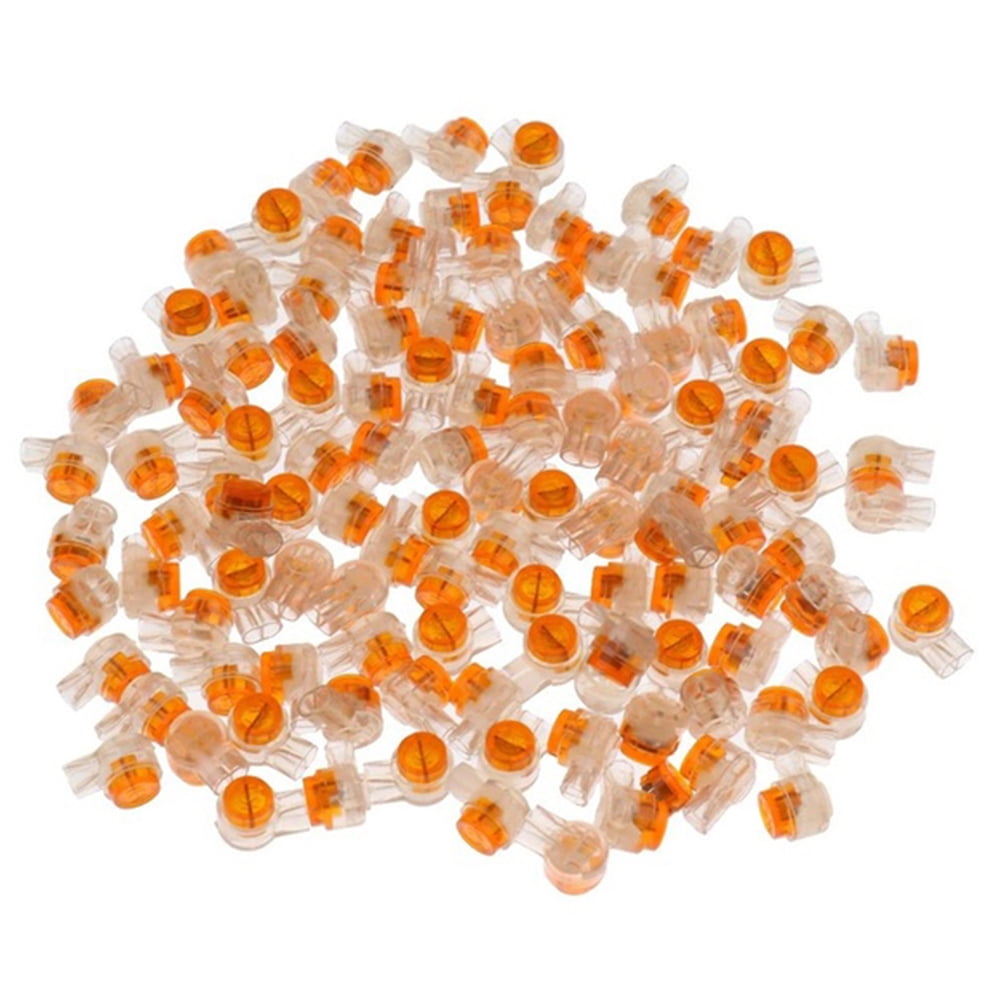 Grofry 200Pcs 2 Wire Indoor Outdoor Telephone Cable Wire Joiner Jelly