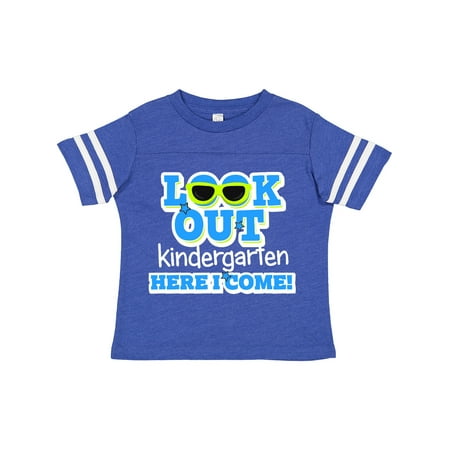 

Inktastic Look out Kindergarten Here I Come Gift Toddler Boy Girl T-Shirt