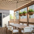 thumbnail image 5 of Cavea 1 Light Outdoor Pendant with Bronze Finish, 5 of 8