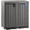 62 Gallon, variant on 31 Gallon Outdoor Trash Can | Waterproof Resin Garbage Can with Recycle and Garbage Labels | Secure Bag Lip Lock and Drip Tray | Outside Trash Bin for Patio | Kitchen, Backyard or Deck | Gray