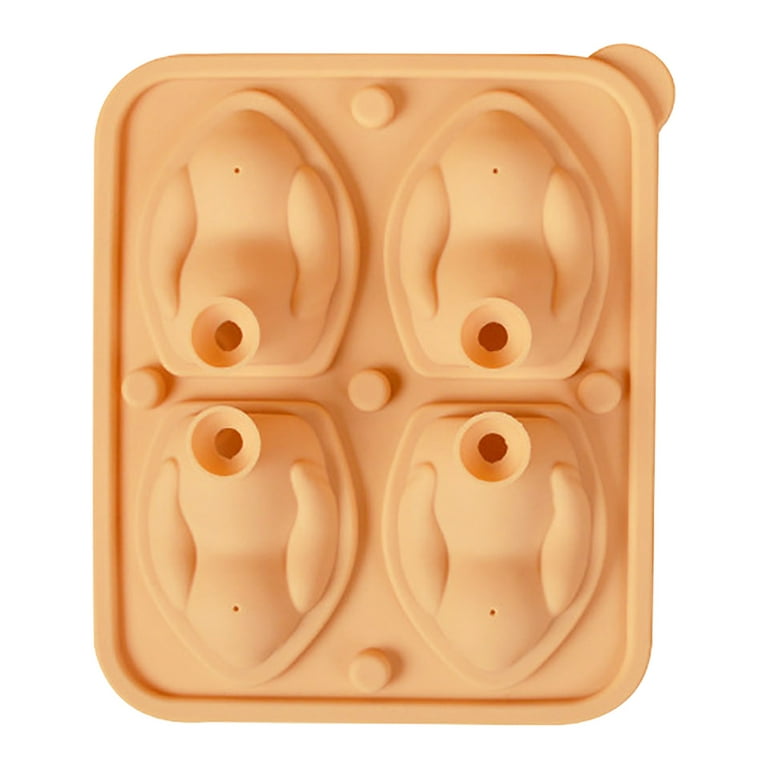  Good Old Values Easter Bunny shaped Ice Cubes Tray Flexible Ice  Cube Mold Bunny Heads and Bunny Tails Rubber Tray for Jello, Chocolate Soap  Mold: Home & Kitchen