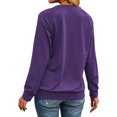thumbnail image 6 of ZXSXSY Womens Dandelion Sweatshirts Casual Crewneck Pullover Tops Long Sleeve Graphic Tee Shirts, 6 of 9