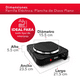 thumbnail image 2 of Rca Parrilla Electrica De Espiral Rc1000n Cocina Hogar Xtellar Color Negro, 2 of 4