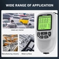 thumbnail image 4 of Paint Thickness Gauge, Car Coating Thickness Meter, Automatically Identify Substrate Automotive Paint Mil Thickness Meter, High Contrast Backlight LCD, Resolution 1mils, 4 of 7
