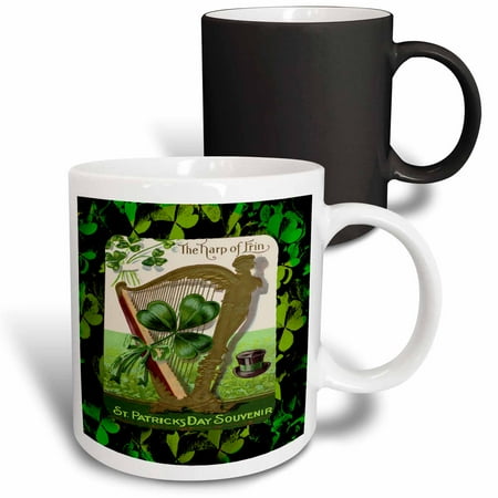 

3dRose St. Patricks Day Souvenir (Vintage) Magic Transforming Mug 11oz