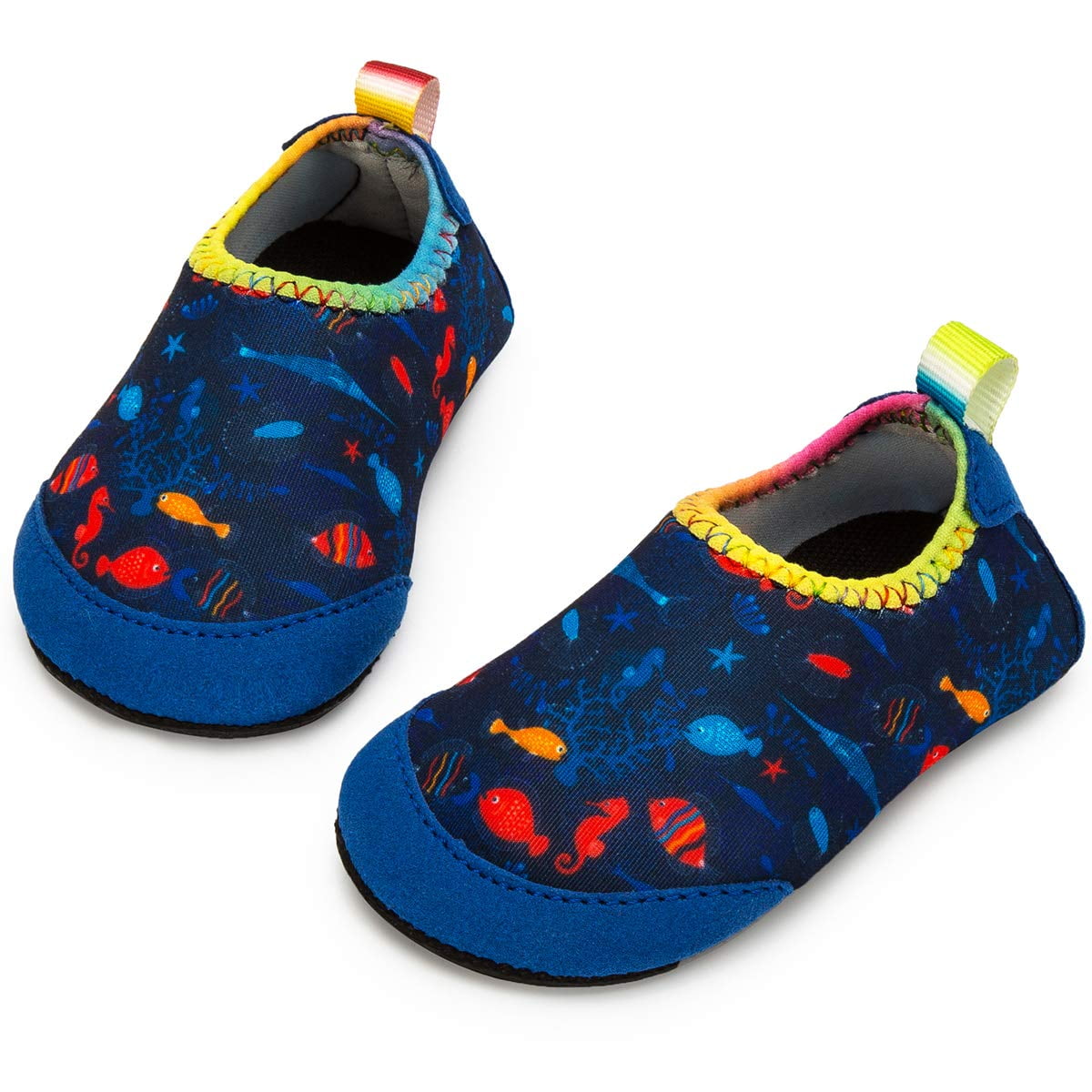Apolter Baby Water Shoes Barefoot Swim Shoes Quick Dry Non-Slip Aqua Socks for Toddler Boys Girls