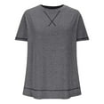 thumbnail image 3 of Womens Tops, Plus Size Workout Tops for Women Short Sleeve Loose fit Shirts Athletic Gym Yoga Clothing, 3 of 5