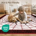 thumbnail image 4 of ODIKA Spider Web Design With Bold Symmetrical Radiating Strand for Great Room, Indoor Open Concept, Large Living Low Profile Flatwoven, 4 of 7