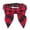 Black & Red, variant on Mumup Christmas Dog Collar with Bow, Adjustable Cotton Stripe Bowtie Dog Christmas Collars for Small Medium Large Dogs Pets