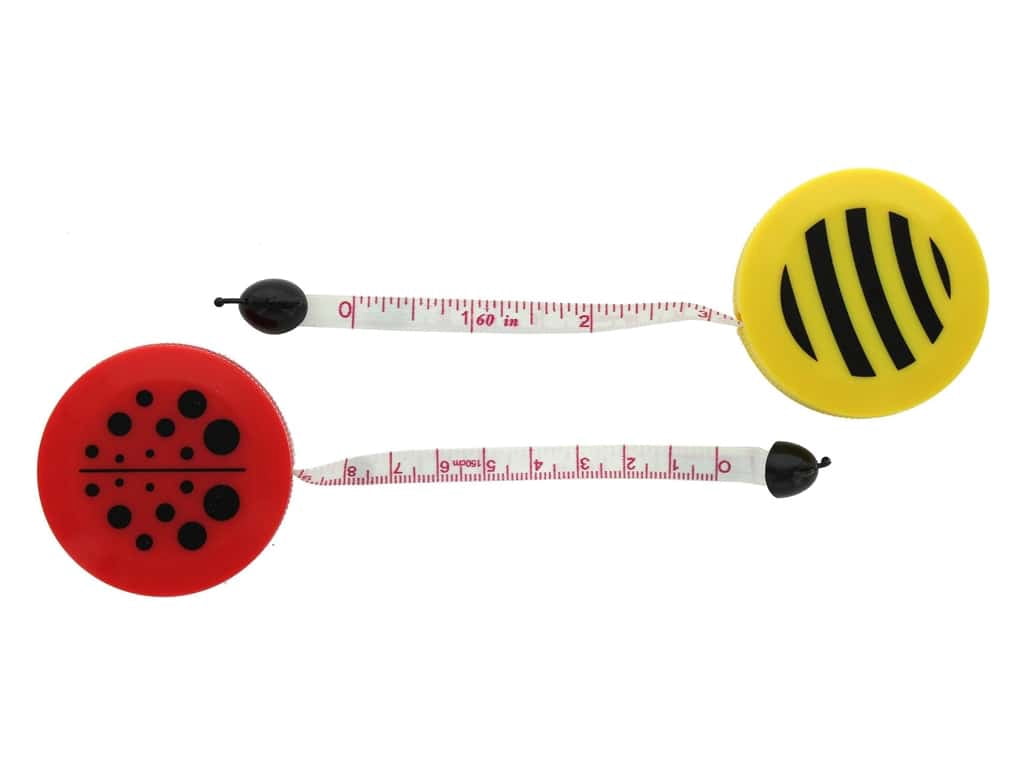 Tacony Sew Tasty Tape Measure POP Bee&Ladybrd 20pc
