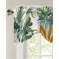 thumbnail image 3 of Tie Up Valance Curtain for Kitchen,Watercolor Turtle Backwood Rod Pocket Short Curtains Adjustable Tie-Up Shade Valances,Bohemian Art Pink Line Window Treatment for Bathroom Living Room Bedroom, 3 of 8