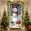 thumbnail image 6 of Linnome 35x71 Inch Santa Claus Door Decoration, Christmas Pattern Door Cover for Indoor Outdoor Use, Holiday Decor, 6 of 6