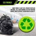 thumbnail image 2 of Aluf Plastics 20-30 Gallon 2 MIL Black Heavy Duty Garbage Trash Bags - 30" x 36" - Pack of 100 - For Contractor, Industrial, Institutional, & Commercial, 2 of 4
