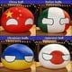 thumbnail image 3 of 19pcs Country Balls Plushies Set, 10cm Poland Ball Plush Doll, Pendant Accessories, Stuffed Toys Gifts for Kids Adults, 3 of 5