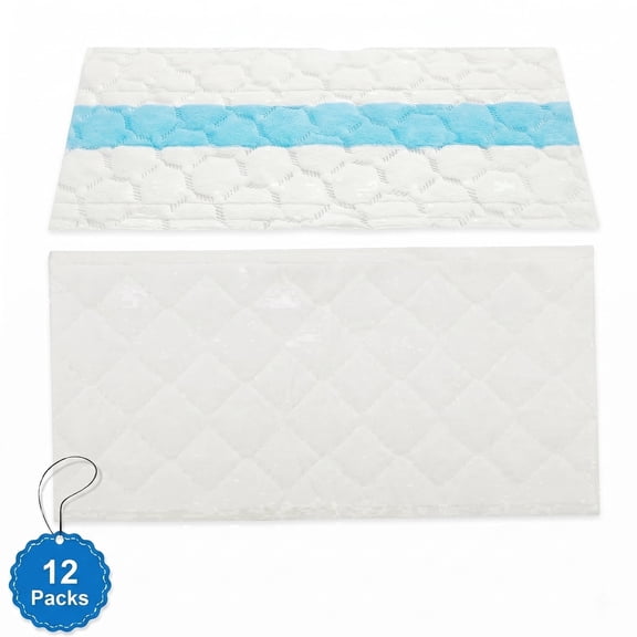 12pc Disposable Absorbent Mop Replacement Pads Compatible with VM252 VM251 VM250 VM200 VC205 QM250 Models, Essential Replacement Accessories for Household Vacuum Mops,20-Pack