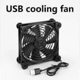 thumbnail image 3 of DC5V 120mm USB Cooling Fan for Routers Modem Receiver DVR TV, 3 of 5
