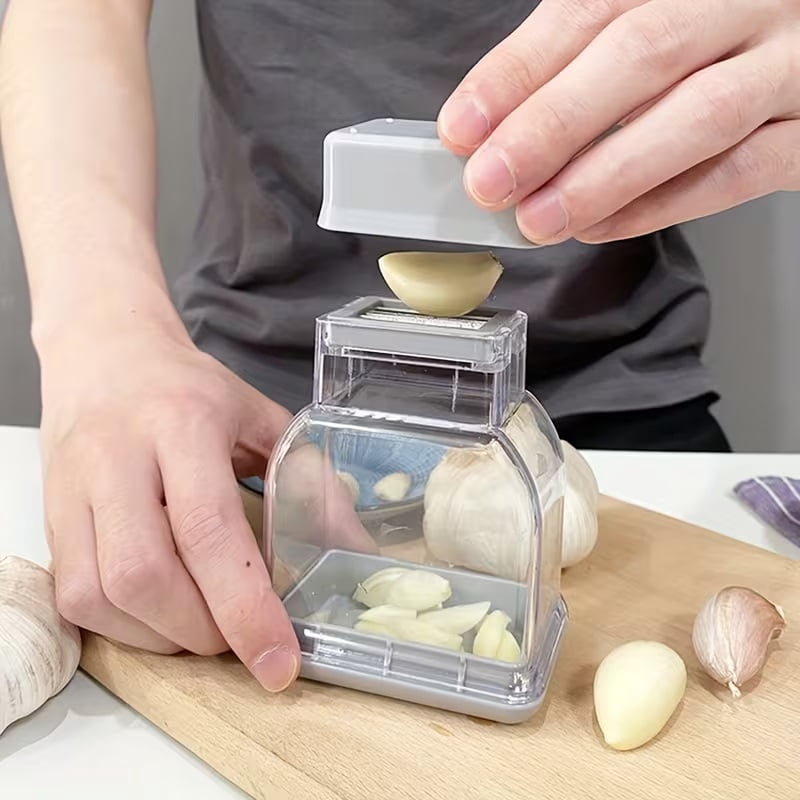 Removable Garlic Cutter Stainless Steel Garlic Peeler Kitchen Essential Garlic Tools