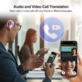 thumbnail image 3 of AI Translation Earbuds Real Time, 3 in 1 Wireless Translator Earbuds with 164 Language, Noise Reduction, 7 Modes, 36 Hour Battery Life, IPX4 Water Proof for Travel, Study, 3 of 7