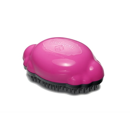 Steel Knot Brush - Knot Genie Full Size Tear-Free Painless Tangle Hair Brush Teezer FAIRY PINK