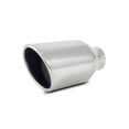 thumbnail image 3 of Vibrant 1342 304 SS Rolled Edge Angle Cut Weld-On Double-Wall Mirror Polished Exhaust Tip, 3 of 3