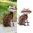 thumbnail image 4 of Lámpara con Forma de Animal Perfecl Luces de Decoración de Jardín con Energía Solar Estatua de Gato, 4 of 8