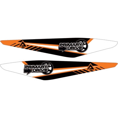 Attack Graphics Turbine Swing Arm Decal Orange for KTM 250 XC 2008-2010