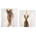 thumbnail image 4 of T-HOTLYST Leopards Pattern Scarf Trendy Outfits Retros Styles Scarves Fashionable Scarf Suitable for Various Occasion, 4 of 17