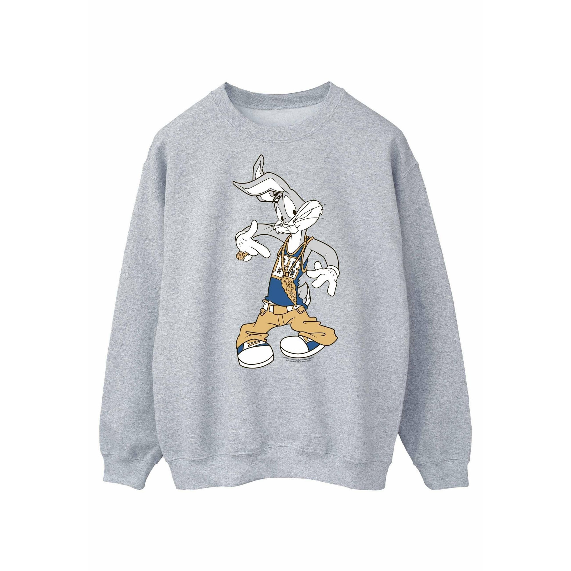 Looney Tunes Mens Rapper Bugs Bunny Sweatshirt Walmart