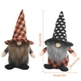 thumbnail image 2 of Halloween Gnome Ornament Christmas Santa Handmade Elf Tomte Faceless Plush Doll Swedish Dwarf Hat Figurine for Party Tree Home Decor (Classic Style), 2 of 5