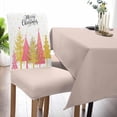 thumbnail image 2 of Chair Covers for Dining Room Set of 6,Christmas Green Xmas Tree Stretch Seat Protector Removable Washable Chairs Slipcovers for Kitchen Banquet Wedding Hotel,Golden Winter Snowflakes on White, 2 of 6