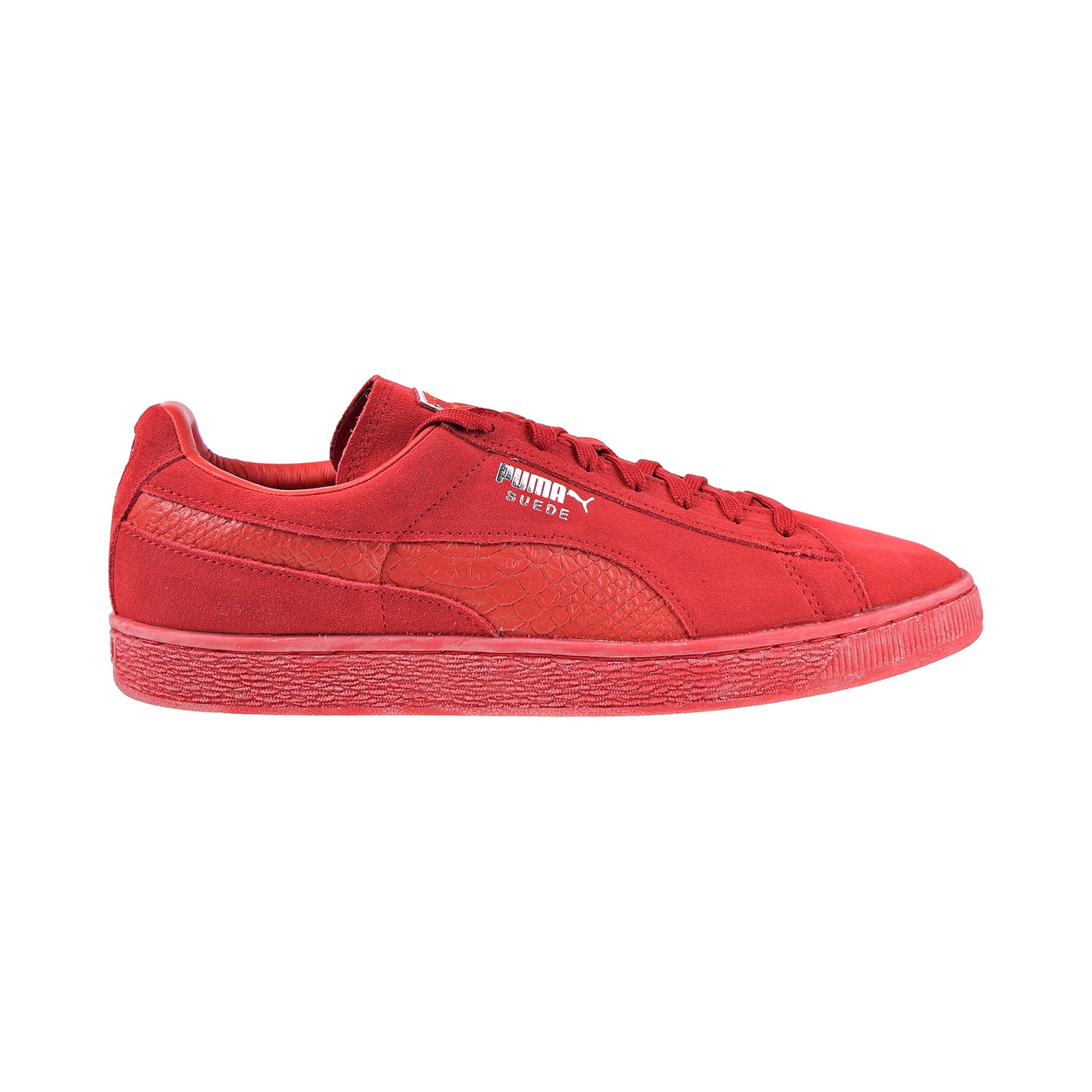 puma red suede shoes