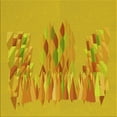 thumbnail image 1 of Ahgly Company Machine Washable Indoor Square Transitional Gold Yellow Area Rugs, 6' Square, 1 of 7