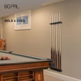 thumbnail image 2 of 6 Pool Cue Rack, Billiard Stick Holder Wall Mount, Pool Table Rods Clip, 2 of 7