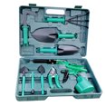 thumbnail image 3 of CAROOTU 10pcs/Set Gardening Tool Set Shovel Rake Spade Shears Watering Can Multipurpose Garden Tool Kit, 3 of 7