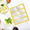 thumbnail image 3 of Yellow Ice Mold Container Strip for Candy Molds, Freezer Tray, Ice Shaper Mold, Maker, 3 of 6