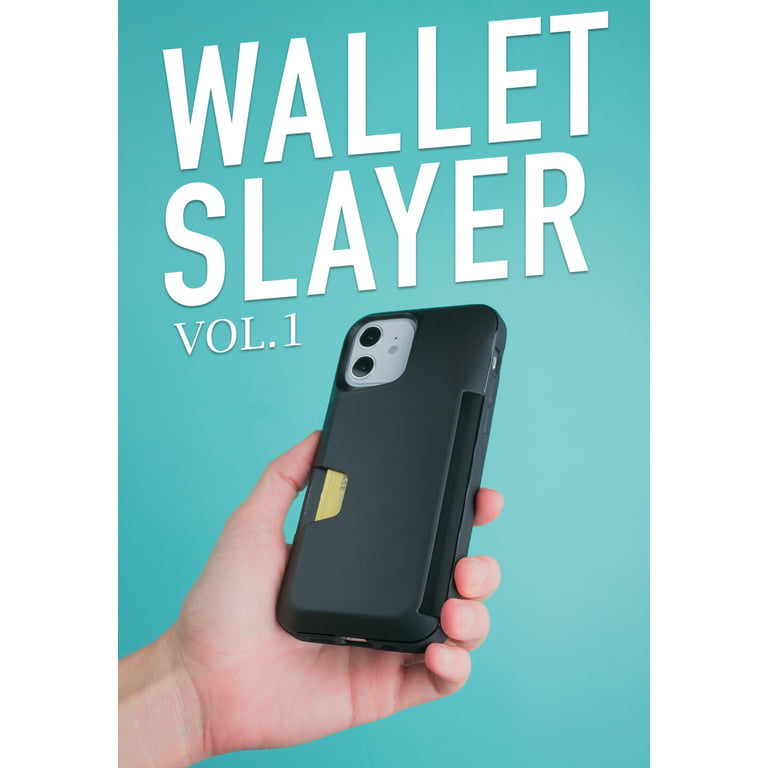 Smartish iPhone 12 / 12 Pro Wallet Case - Wallet Slayer Vol. 1 [Slim + Protective] Credit Card Holder (Silk) - Black Tie Affair