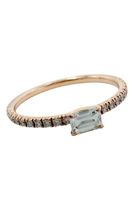 Pre-Owned Cartier women's ring, Etincelle de solitaire size 50, Au750 18k pink gold, diamond,...