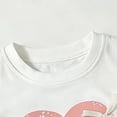 thumbnail image 4 of Sgkm Shirts for Girls Cute Bow Preppy Graphic Tee Summer Top Cotton Crewneck Regular Fit Everyday Wear White 11-12 Years, 4 of 5