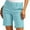 Sky Blue, variant on Hpapadks Womens Casual Pants Summer Thin Comfy Work High Waist Solid Stretchy Shorts with Pockets Slacks for Women Black M