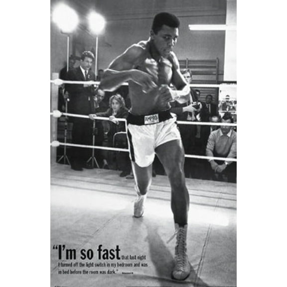Rolled Poster Muhammad Ali 24” x 36” Poster