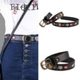 thumbnail image 2 of PU Waist Belts Teens Adjustable Embroidery Flower Waist Belt Woman Jeans Dresses Skirt Coat Versatile Waistband, 2 of 9